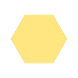 Hexagon cookie cutter