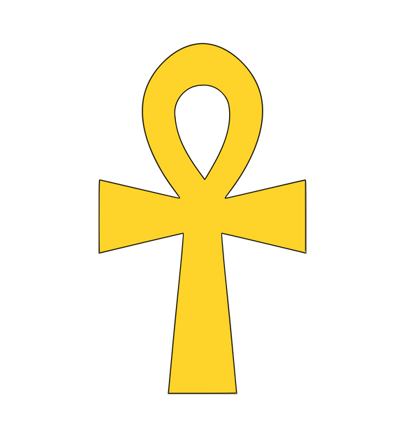 Key of life ( Ankh ) cookie cutter and stamp