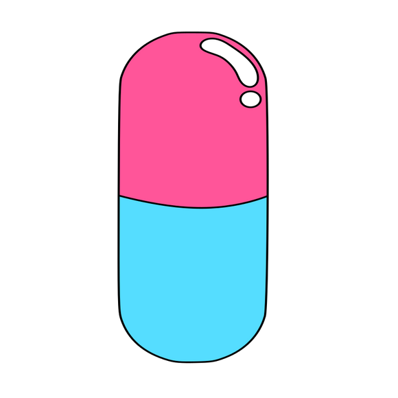 Pill cookie cutter and stamp