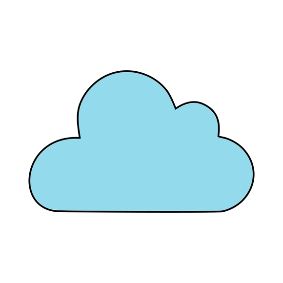 Cloud cookie cutter