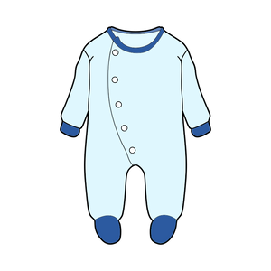 Baby clothes cookie cutter and stamp