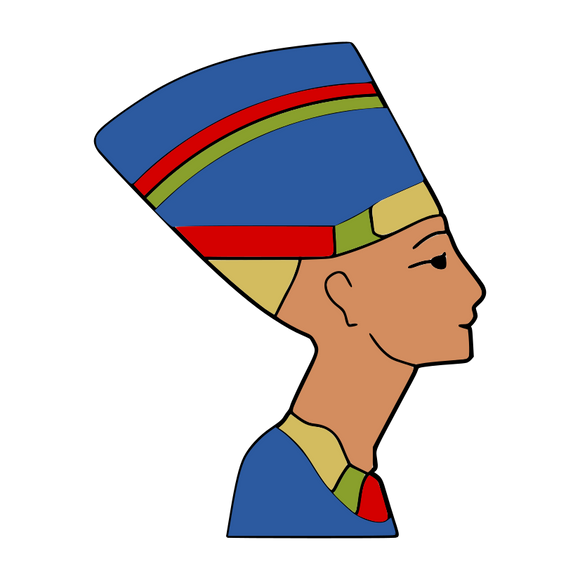 Nefertiti cookie cutter and stamp