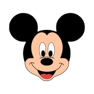 Mickey mouse cookie cutter with stamp