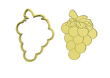 Grape cookie cutter and stamp