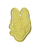 Daisy duck cookie cutter with stamp