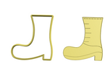 Boots shoes cookie cutter and stamp