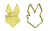 Bikini cookie cutter and stamp