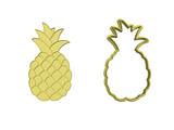 Pineapple cookie cutter and stamp