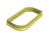 Elongated vintage cookie cutter
