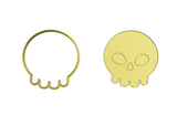 Skull cookie cutter and stamp