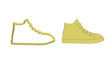 Sneakers shoes cookie cutter and stamp