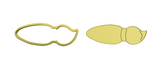 Paint brush cookie cutter and stamp