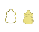 Chubby baby bottle cookie cutter and stamp