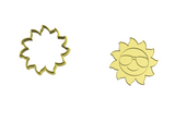 Sun 2 cookie cutter and stamp