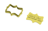Hey dad ! Happy father's day calligraphy cookie cutter and stamp