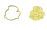 Nurse cookie cutter and stamp
