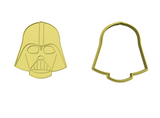 Darth Vader cookie cutter with stamp