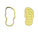 Flipflops cookie cutter and stamp
