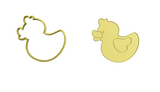 Rubber ducky cookie cutter and stamp