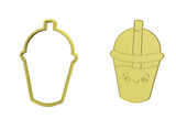 Smoothie cookie cutter and stamp