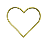 Heart cookie cutter