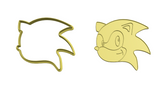 Sonic cookie cutter with stamp
