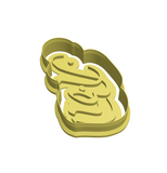 Ramadan Arabic calligraphy cookie cutter with stamp