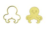 Octopus cookie cutter and stamp
