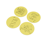 Christmas lettering stamp set ( set of 4 )
