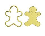 Gingerbread man cookie cutter and stamp