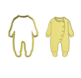 Baby clothes cookie cutter and stamp