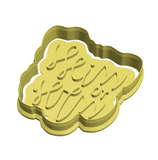 Miss to mrs lettering cookie cutter and stamp