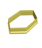 Long hexagon cookie cutter