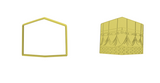 Ka'aba cookie cutter and stamp