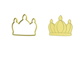 Crown 2 cookie cutter and stamp