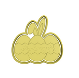 Happy easter lettering cookie cutter and stamp