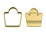 Hand bag cookie cutter and stamp