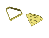 Superman cookie cutter with stamp