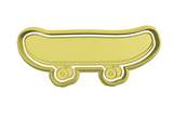 Skateboard cookie cutter and stamp