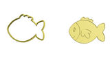 Fish cookie cutter and stamp
