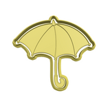 Umbrella cookie cutter and stamp