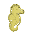 Sea horse cookie cutter and stamp