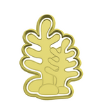 Sea coral reefs cookie cutter and stamp