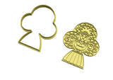 Aroust elmoled cookie cutter and stamp