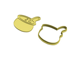 Halloween poison pot cookie cutter and stamp
