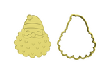 Santa large beard cookie cutter and stamp