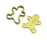 Gingerbread man cookie cutter and stamp