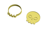Skull cookie cutter and stamp
