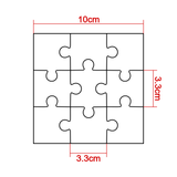 Interlocking Jig-saw puzzle multi-cutter