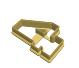 Single number cookie cutter (5-9)